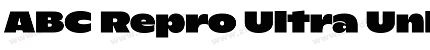 ABC Repro Ultra Unli字体转换